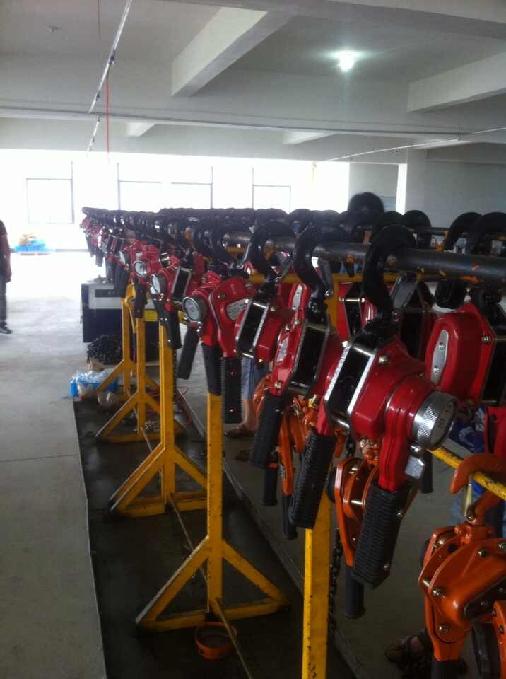 手拉葫蘆生產(chǎn)現(xiàn)場(chǎng)