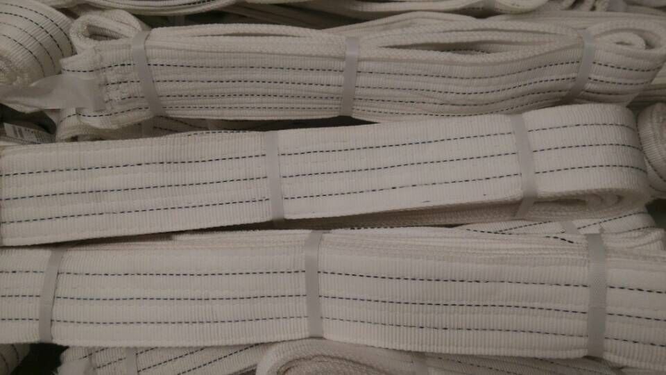 白色吊裝承載時寬度變化的測定