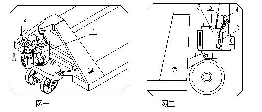 手動(dòng)液壓車液壓部位安裝演示圖