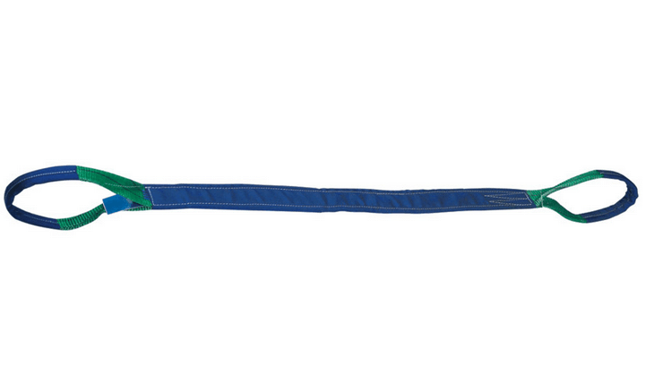 雙環(huán)眼吊裝帶垂直使用作業(yè)狀態(tài)展示--河北東圣吊索具制造有限公司--吊裝帶