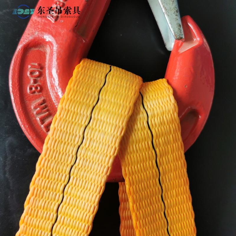 吊裝帶不允許采用無掛入栓結(jié)環(huán)繞使用